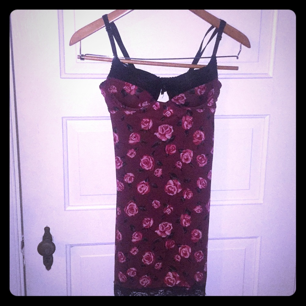 Marilyn Monroe lingerie / floral, flower print